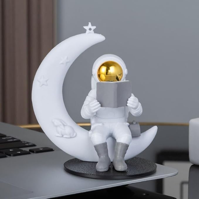 Astronaut Figurine Showpiece for Home Décor Idols for Office Desk Table Astronaut Toy for Car Dashboard, Statue for Gift Gifting Items Birthday Decoration