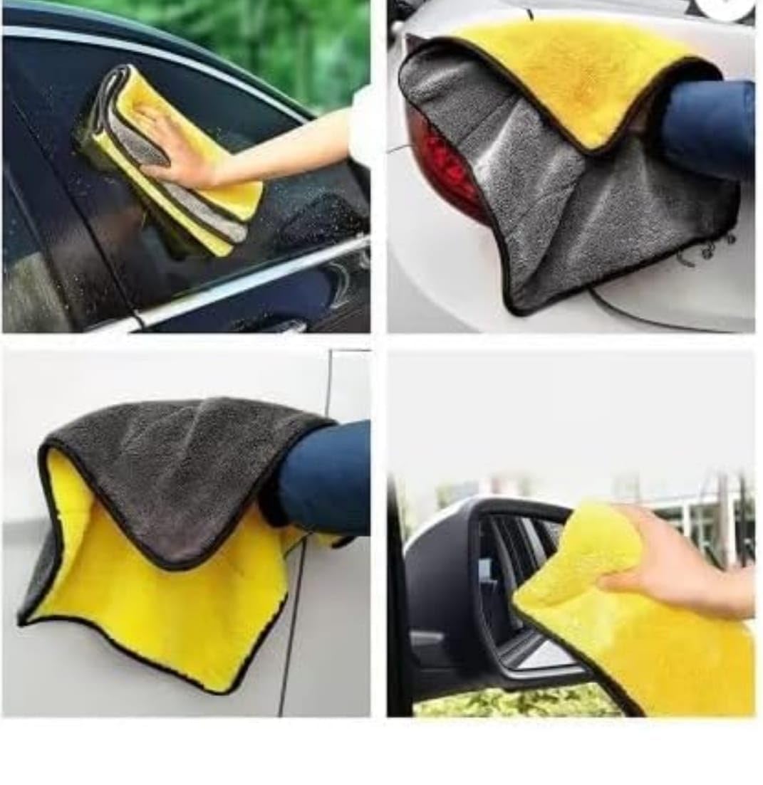 5 PCs Microfiber Car Duster with Long Handle Car Cleaning Brush Exteriror and Interiror Car Cleaning Cloth Car